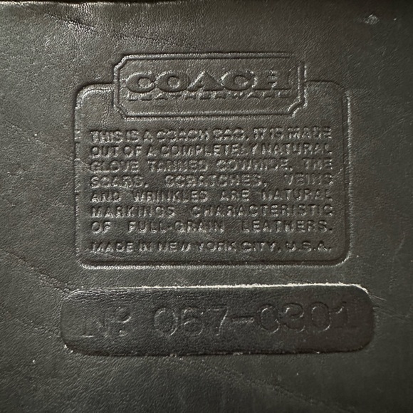 Vintage Coach NYC Era Basic Bag - 9455 - Black - Picture 2 of 7